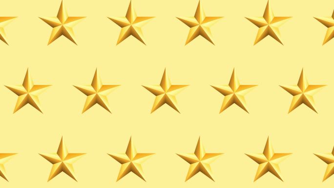 黄色背景上的星星底图连续五角星