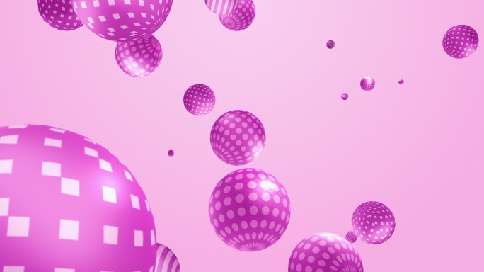 3d球体粉色球体 栏目包装 圆球背景