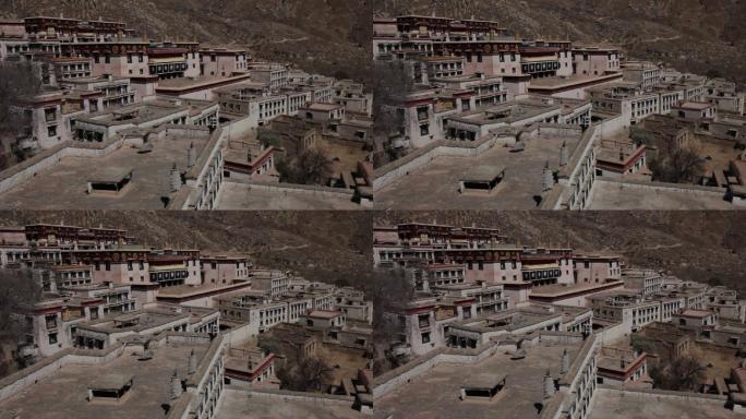 西藏民族 拉萨建筑  转经文筒   经幡