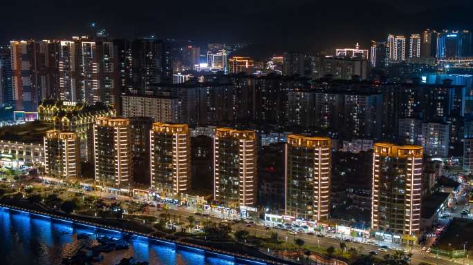 汕尾市城区夜景