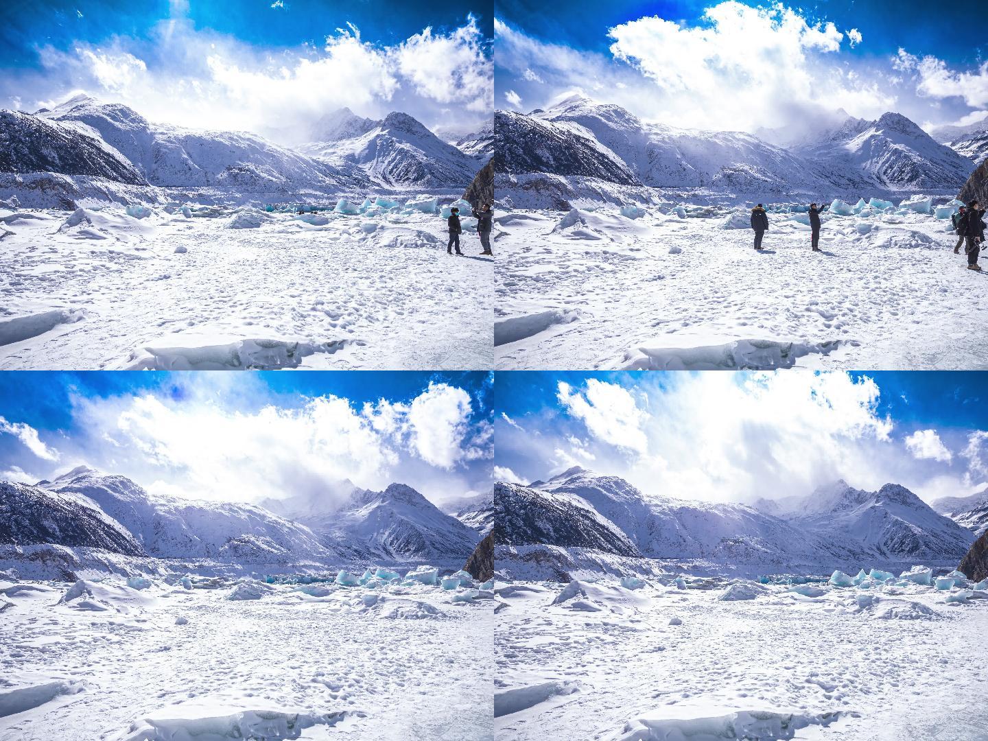 西藏来古冰川延时摄影