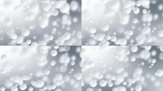 白色背景白色气泡上升气泡分子原子