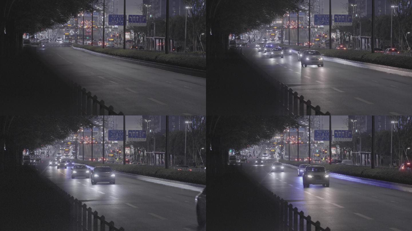 Slog3｜城市交通夜晚车流空镜