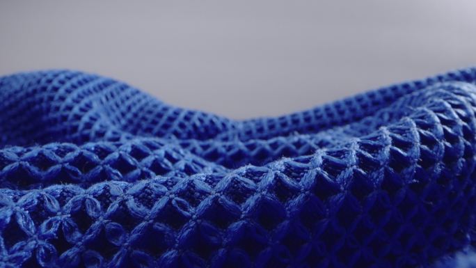 蓝色微纤维织物纹理