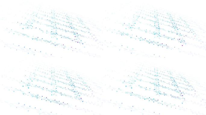 4K抽象技术浮动代码数字背景