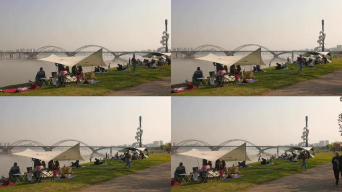 南昌渔舟湾景区露营休息