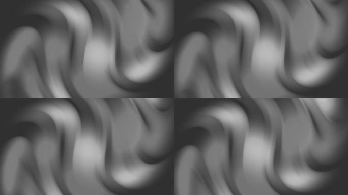 银色液体波抽象视错觉运动图形