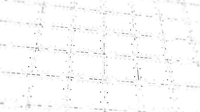 数字网络空间AI人工智能蓝色科技背景大数