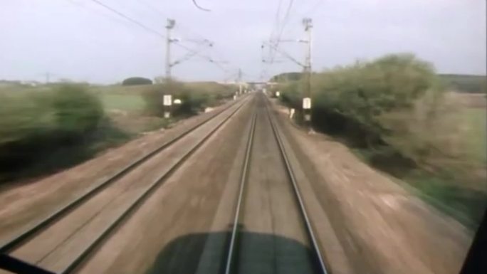 80年代火车行驶第一视角