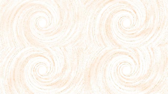 4K抽象螺旋背景金色漩涡粒子背景