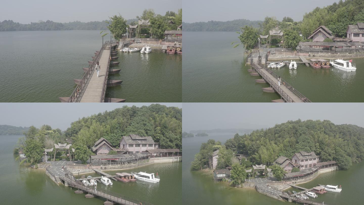 4K-Log-仙女湖风景区，爱情岛