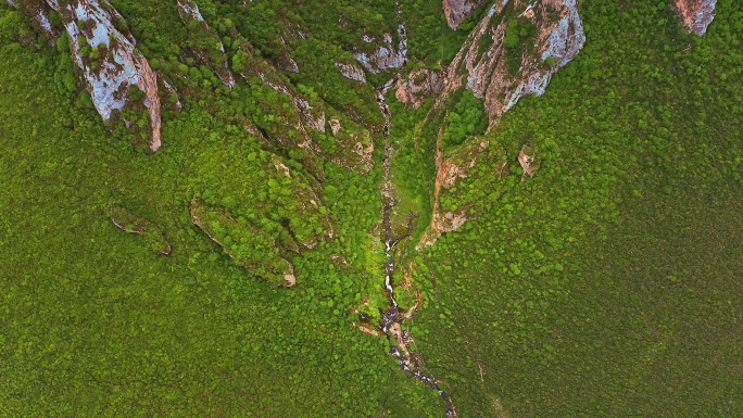 甘肃省武威市天祝县草原山川自然风景