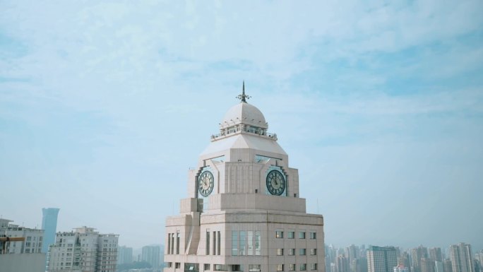 温州钟楼延时图片