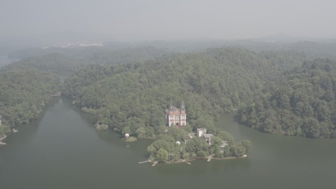 4K-Log-仙女湖风景区，爱情岛