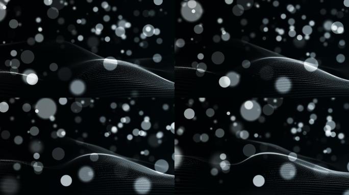 4K粒子光斑背景特效动画合成元素光效