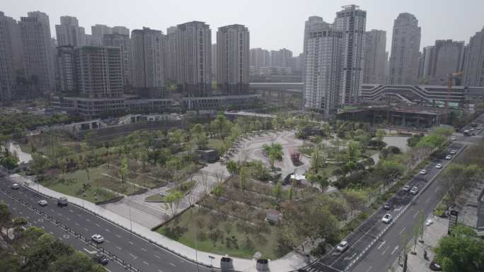 重庆江北嘴溉澜溪广场