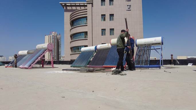 太阳能集热管安装
