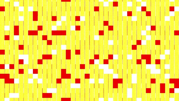 黄色、白色和红色方块闪烁背景