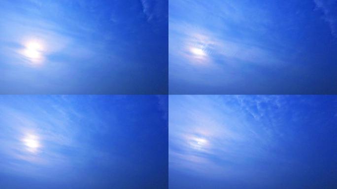 4K逆光下的云层延时摄影AB