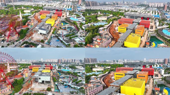 5K航拍湖南广电节目生产基地芒果盒子