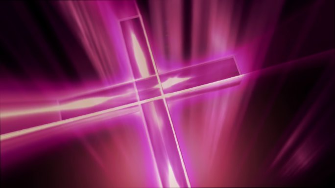 十字架的抽象背景紫色光效封印魔力法力法术
