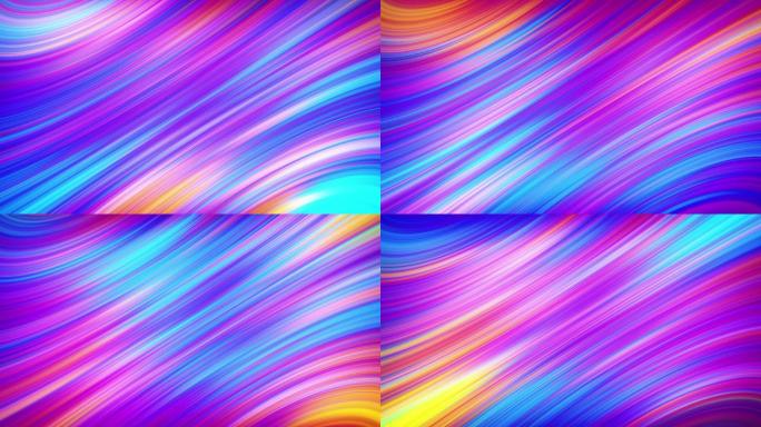 抽象彩色线条背景特效视频