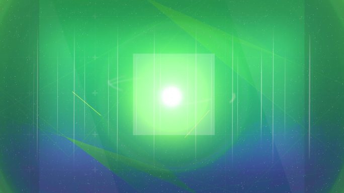 绿光抽象背景流光粒子唯美飘动光斑