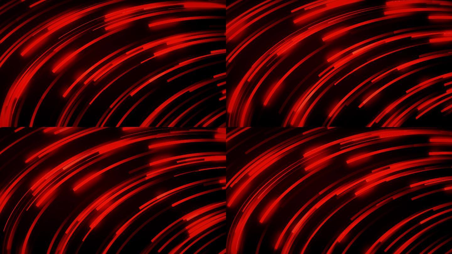 抽象背景光束光线线条流动红色弯曲光效