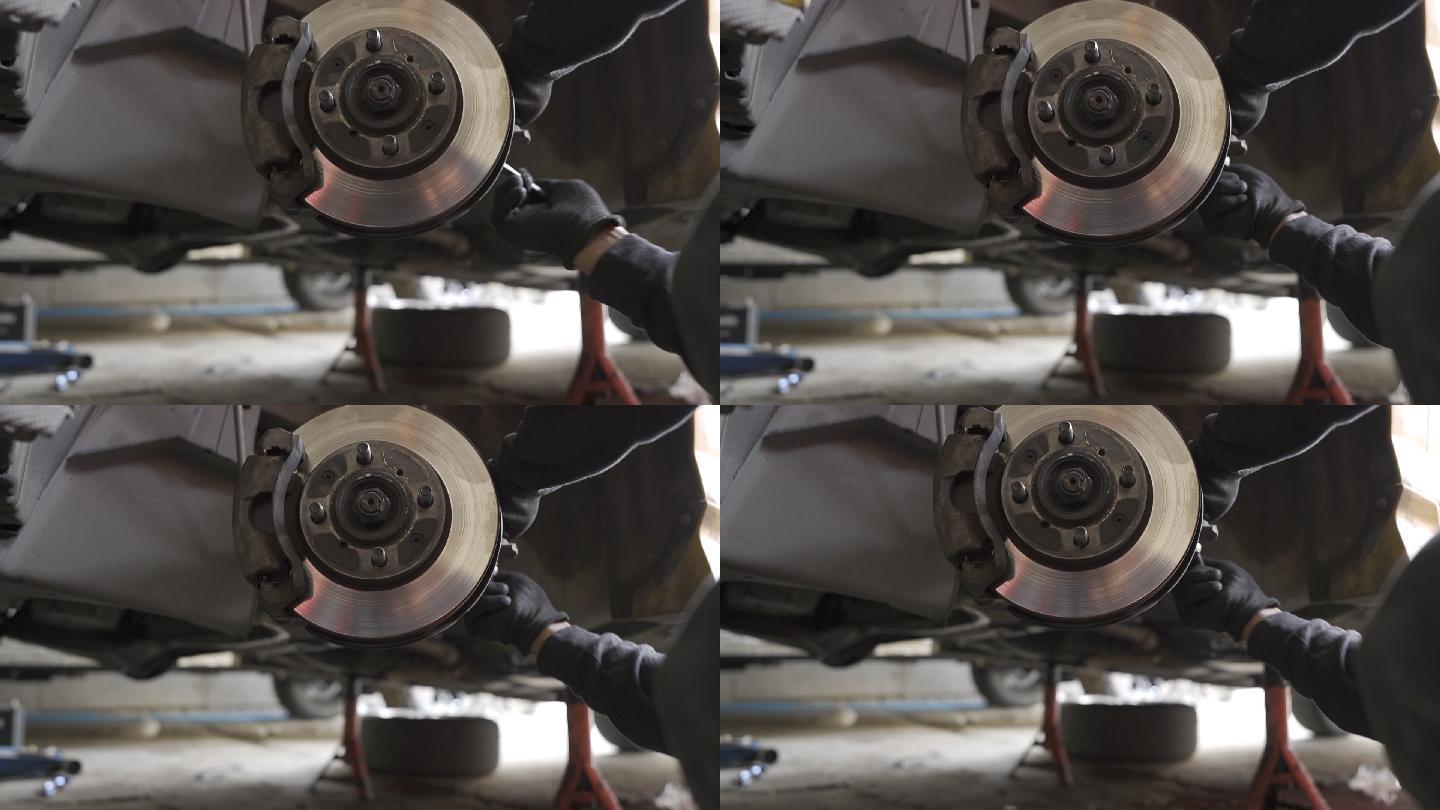 汽车修理厂修汽车空镜头空境通用素材视频