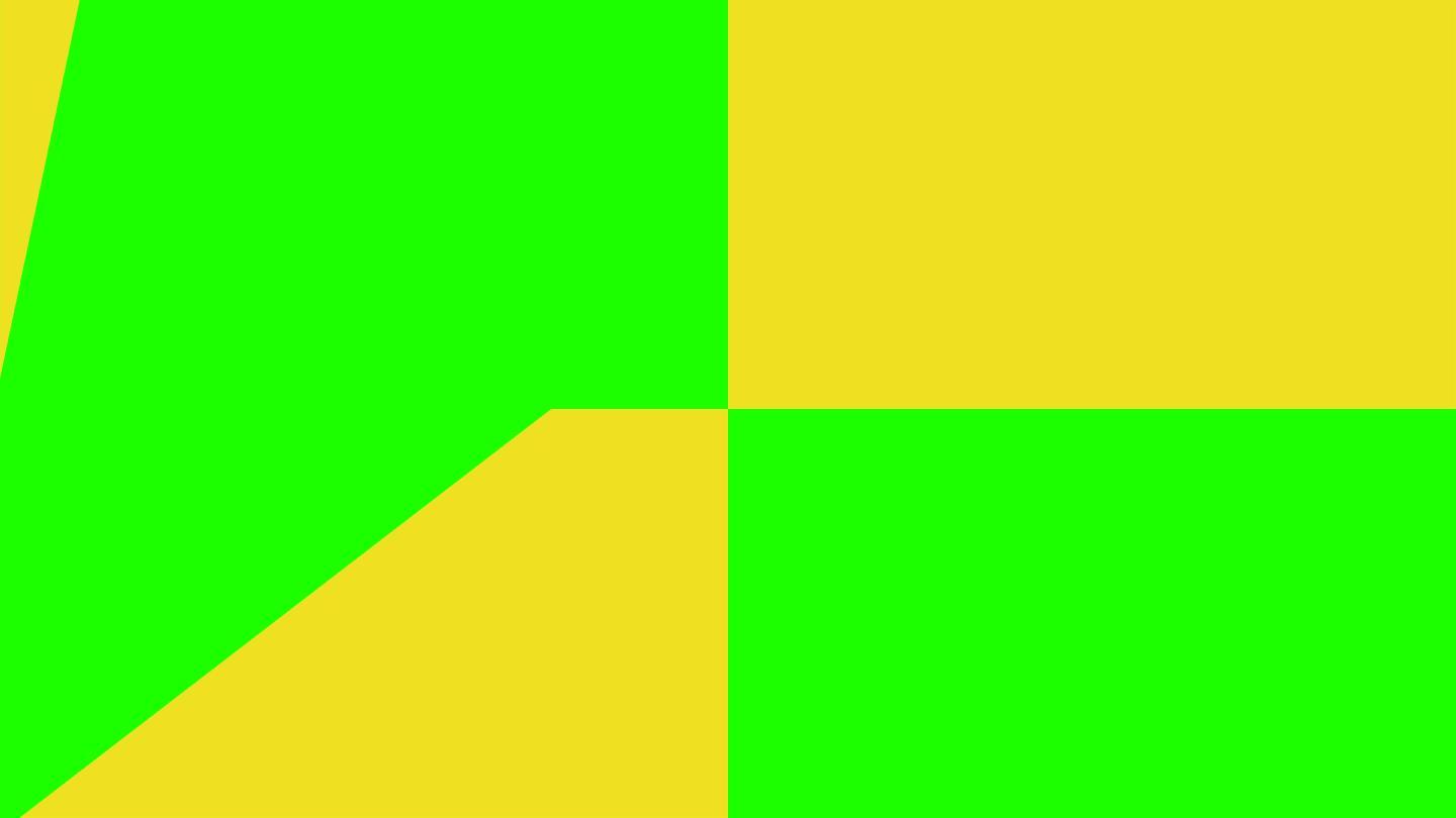 绿色和黄色屏幕切换