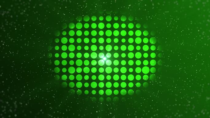 抽象绿色圆圈背景流光粒子唯美飘动光斑