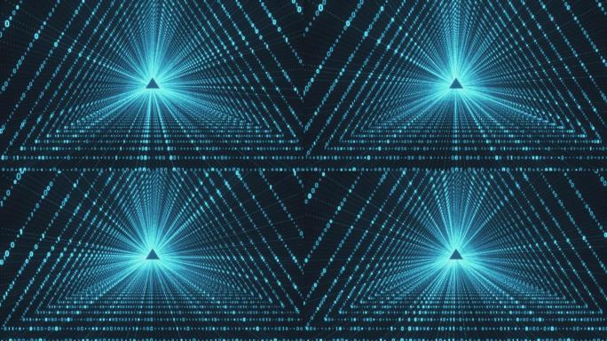 三角形抽象循环背景