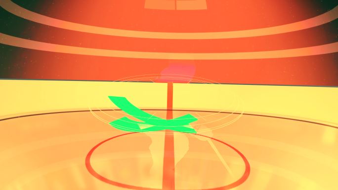 曲棍球溜冰场动画虚拟空间