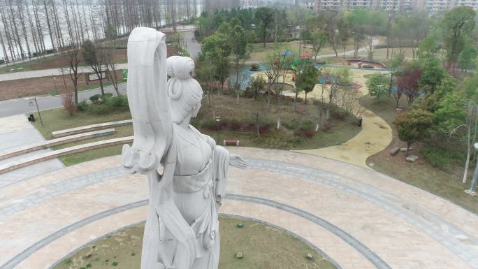 钟祥市莫愁湖公园雕像6