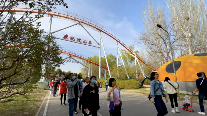 节假日 公园游客 延时摄影合集