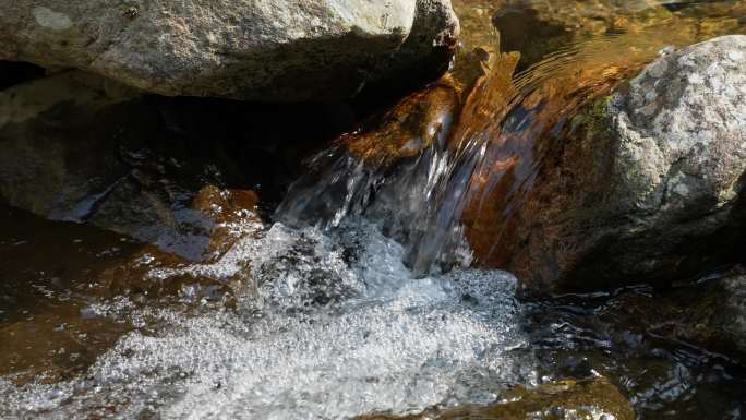 生态大自然 溪流山泉水溪水源泉水