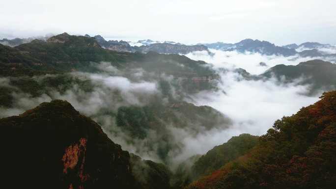 河南济源王屋山云海风光延时