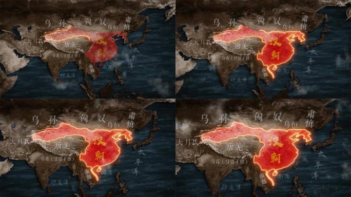 西汉地图汉朝地图