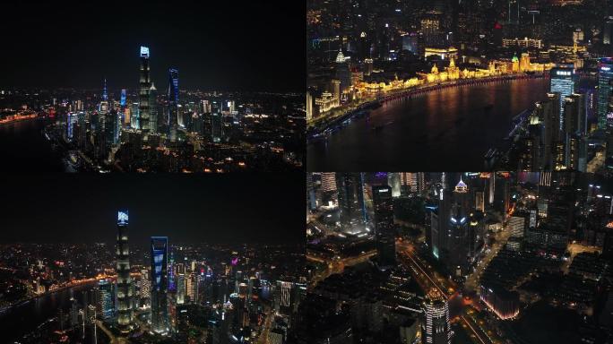 疫情下上海地标应援，空荡的城市