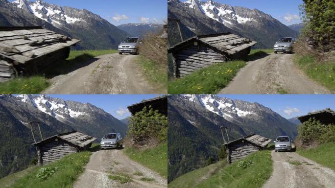 汽车在山路行驶