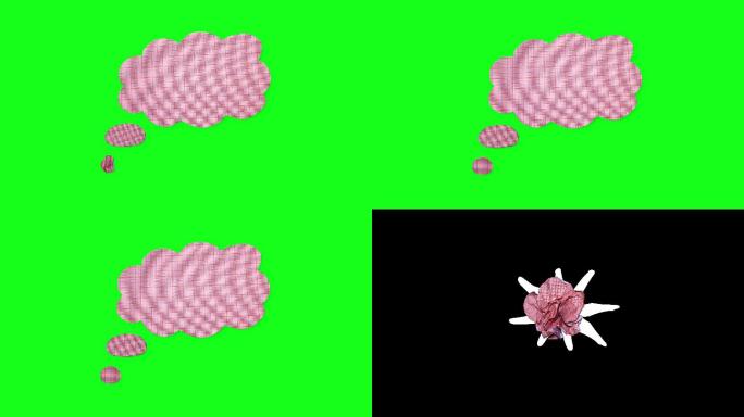 语音泡泡可爱动漫简约