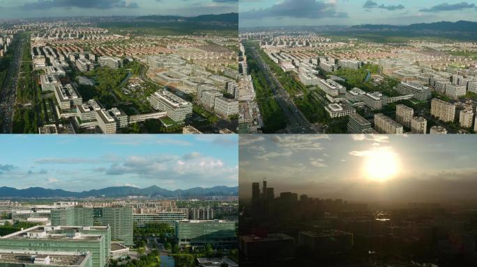 4K杭州未来科技城核心很全的大全景