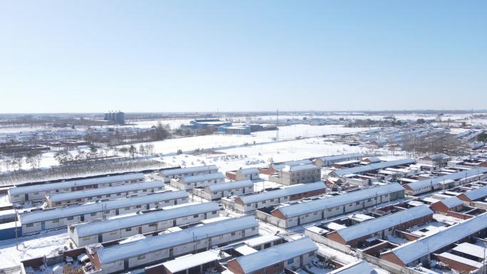 唐山   北方   雪 平原 乡村 小镇