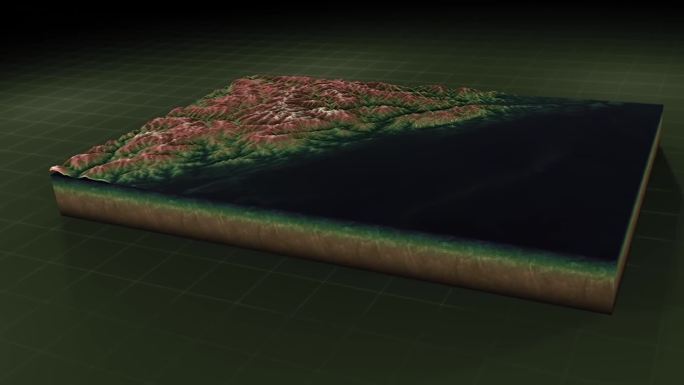 地震三维动画素材汶川地震