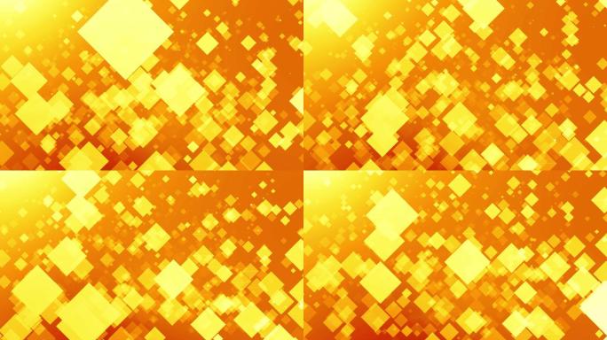 抽象背景循环橙色方块橙色几何几何背景