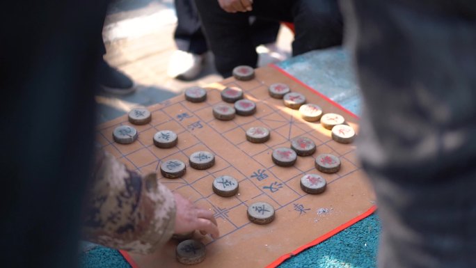 下象棋 路边下棋 公园下棋