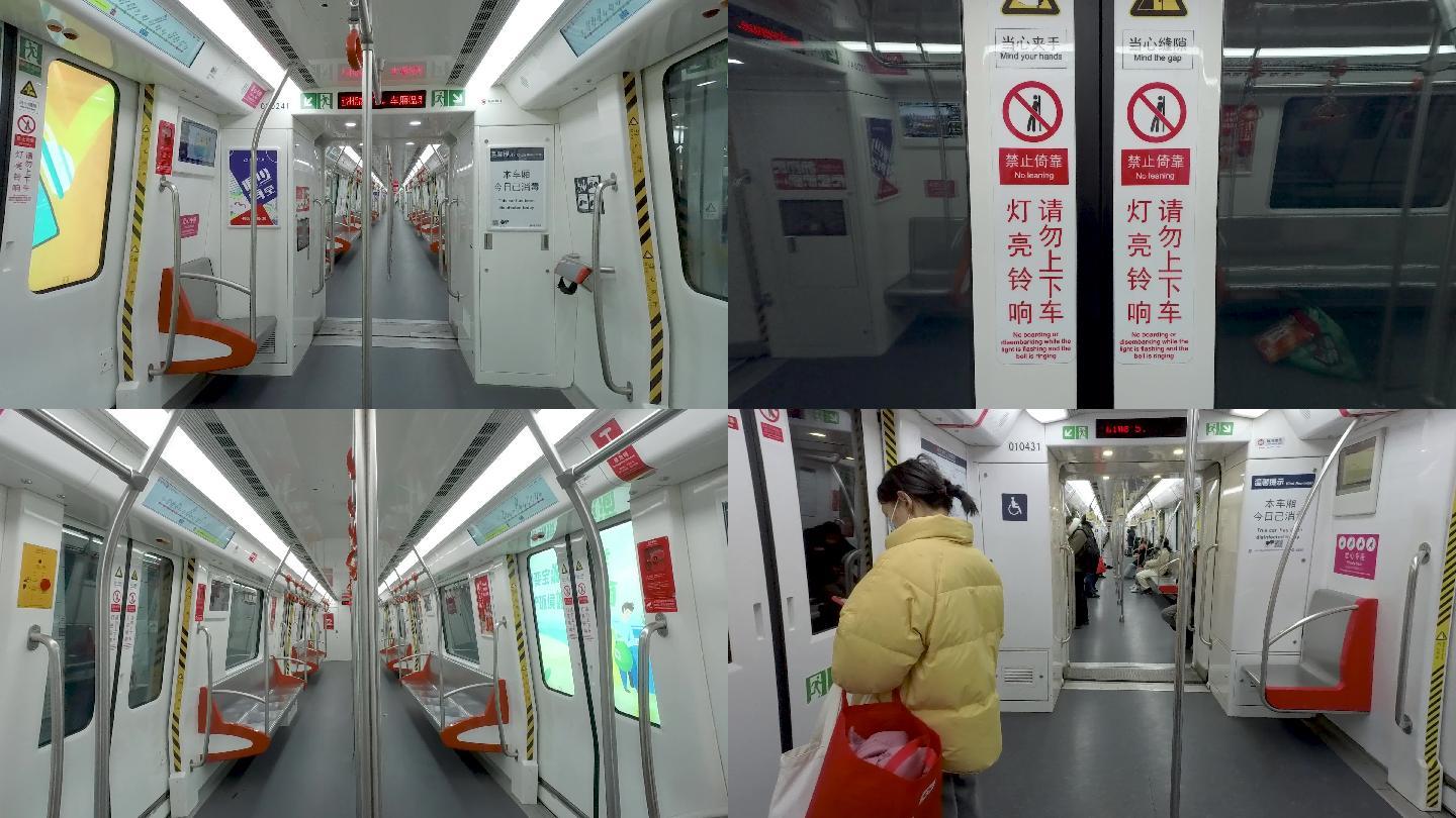 疫情下的杭州地铁
