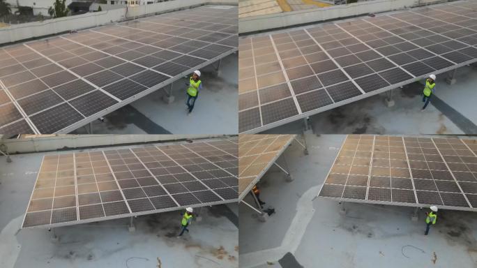 太阳能工程师光伏太阳能板监工监理检查新能
