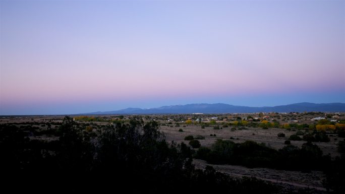 沙漠日落景观荒漠