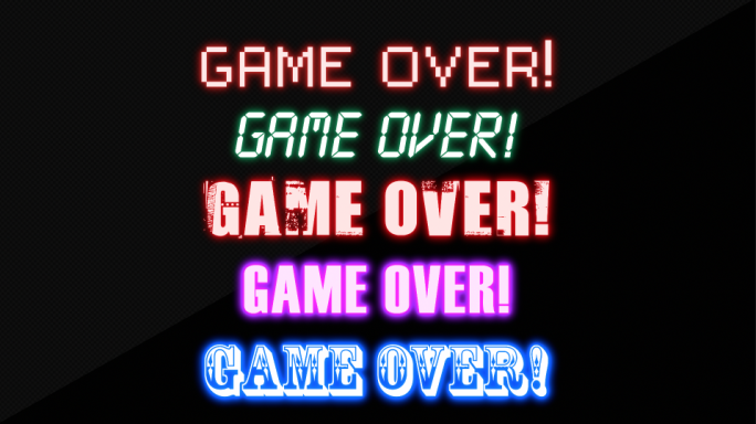 Game Over！结束了